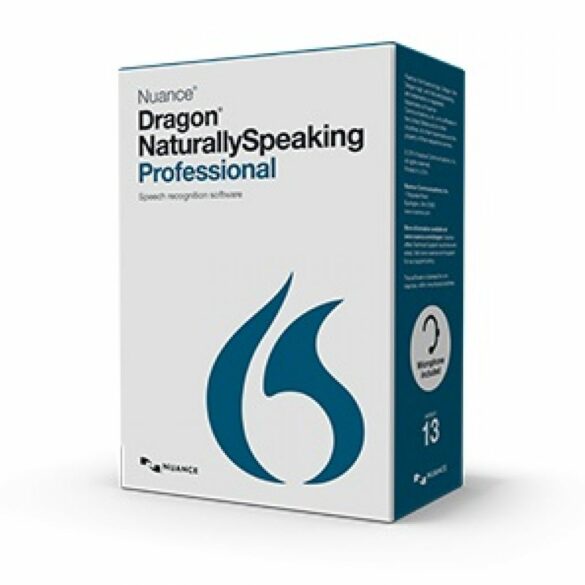Dragon Professional spraakherkenningssoftware.